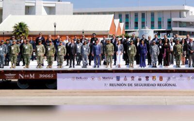 Participa Lemus en 7ª Reunión de Seguridad Regional