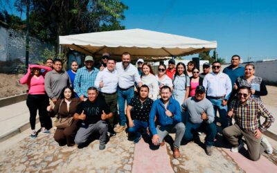 Gerardo Quirino entrega la renovación de la calle Matamoros en San Sebastián