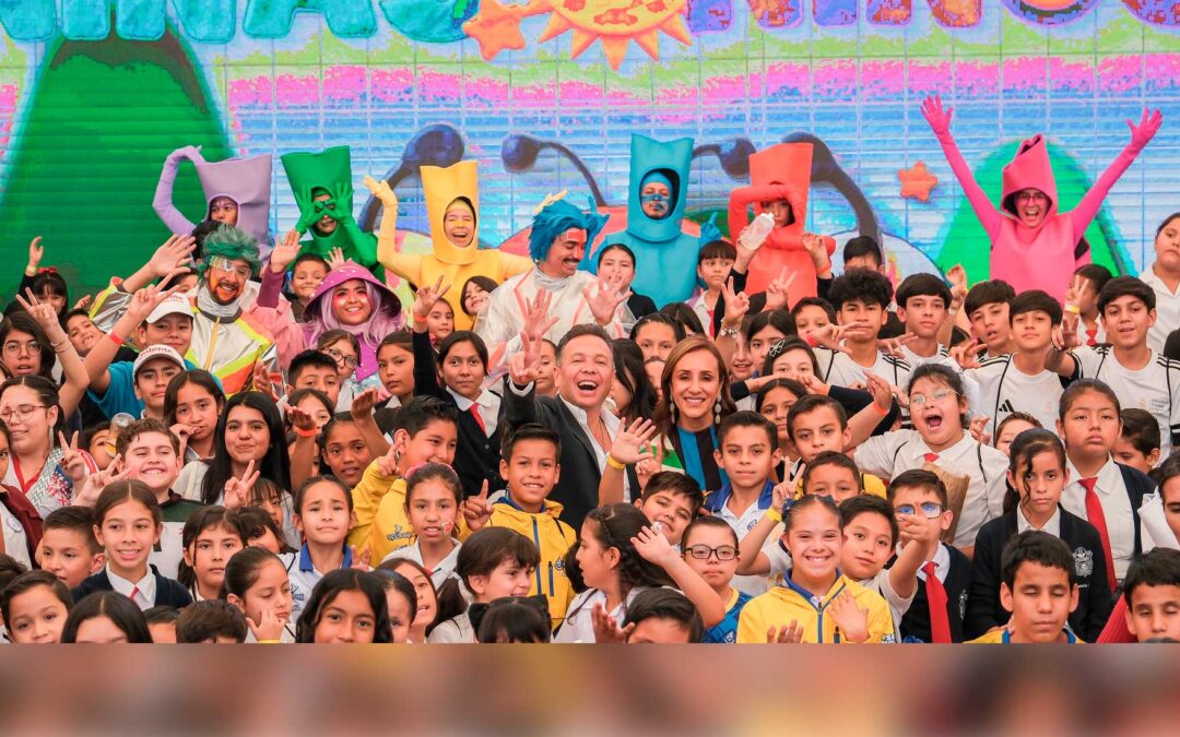 Presenta Pablo Lemus informe ante niñas y niños de Jalisco