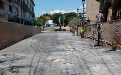 Inician trabajos de mantenimiento en Plaza de los Mariachis