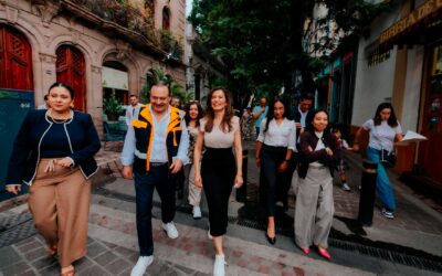 Arranca Vero Delgadillo trabajo de restauración de fachadas en el Centro Histórico