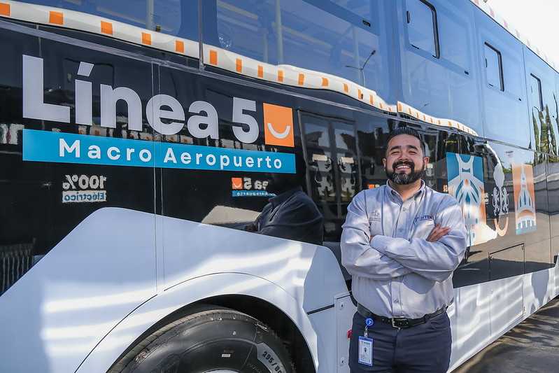 Llegan a Guadalajara primeras unidades eléctricas de la Línea 5 Macro Aeropuerto