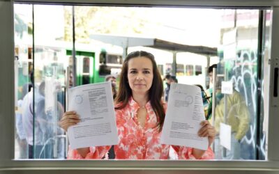 Mirza Flores denuncia a Chema Martínez ante el IEPC por violencia de género