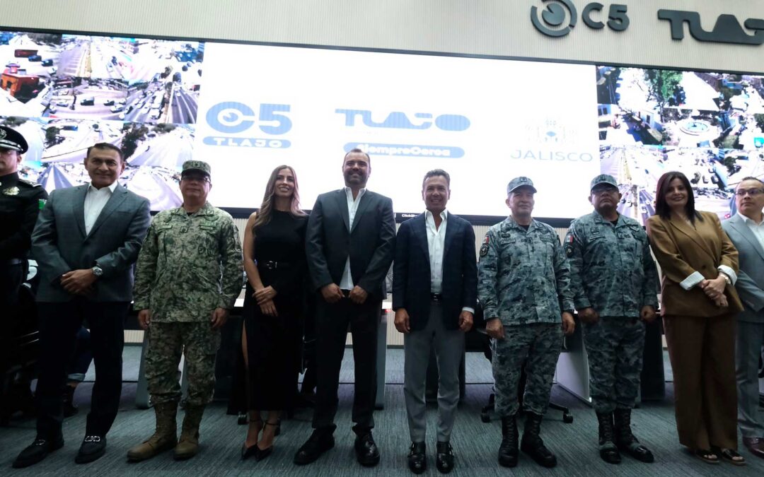 Acude Pablo Lemus a inauguración del C5 Tlajomulco