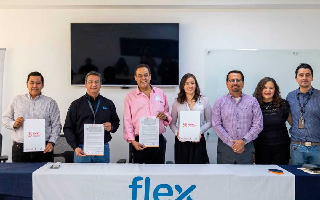 Flex e IDEFT unen esfuerzos para fortalecer el talento tecnológico en Jalisco