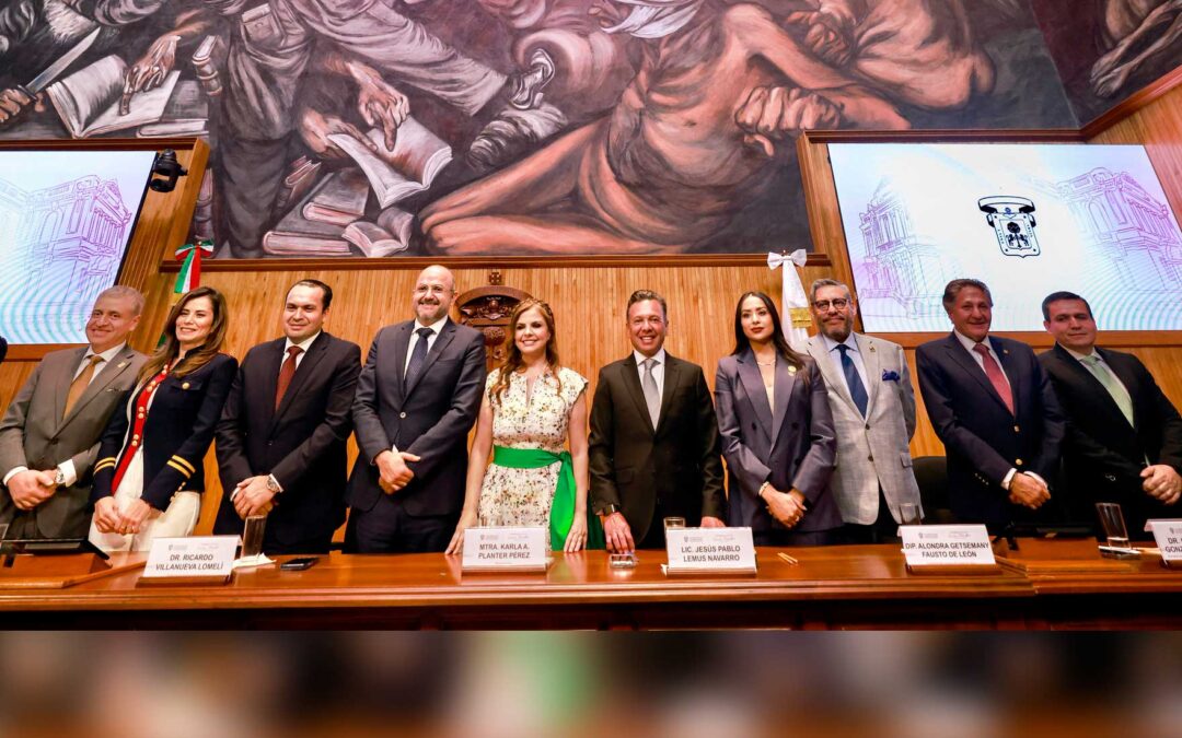 Acude Pablo Lemus al primer Informe de rectora de la UdeG