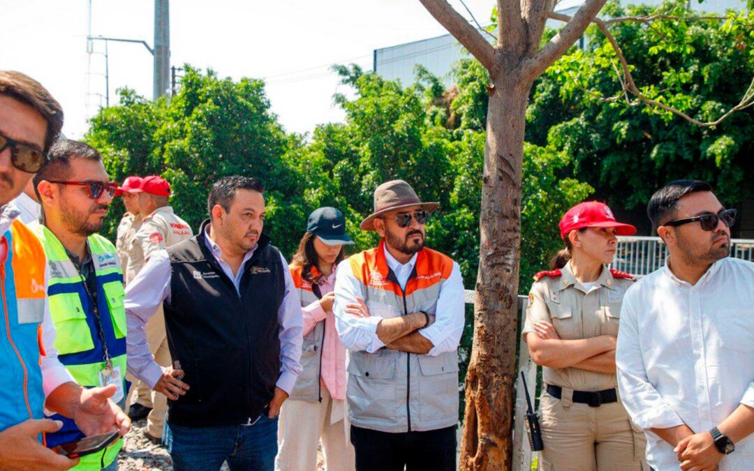 Trabajan Gobierno de Guadalajara y SIAPA para mitigar riesgos en puntos de inundación
