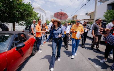 Vero Delgadillo acuerda mejoras en seguridad y servicios para la Colonia Ayuntamiento