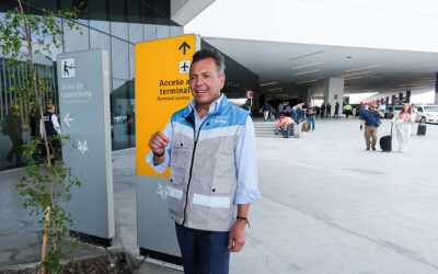 Pablo Lemus arranca la Línea 5: el primer sistema de transporte 100% eléctrico que llega al Aeropuerto