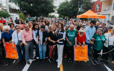Vero Delgadillo entrega obra en Oblatos y destina 400 millones para renovar vialidades del oriente