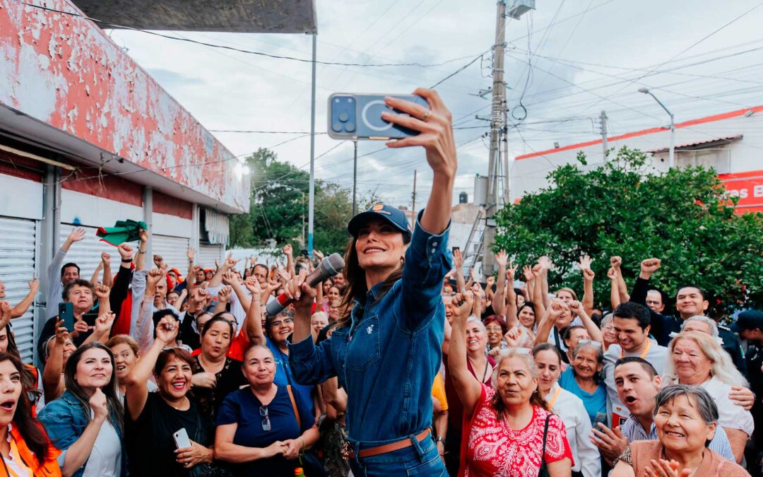 Anuncia Vero Delgadillo inversión para calles y el mercado, en El Retiro