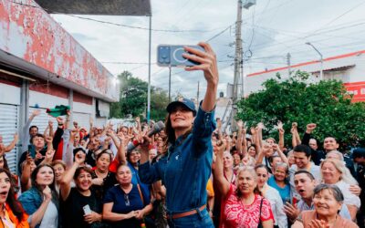 Anuncia Vero Delgadillo inversión para calles y el mercado, en El Retiro