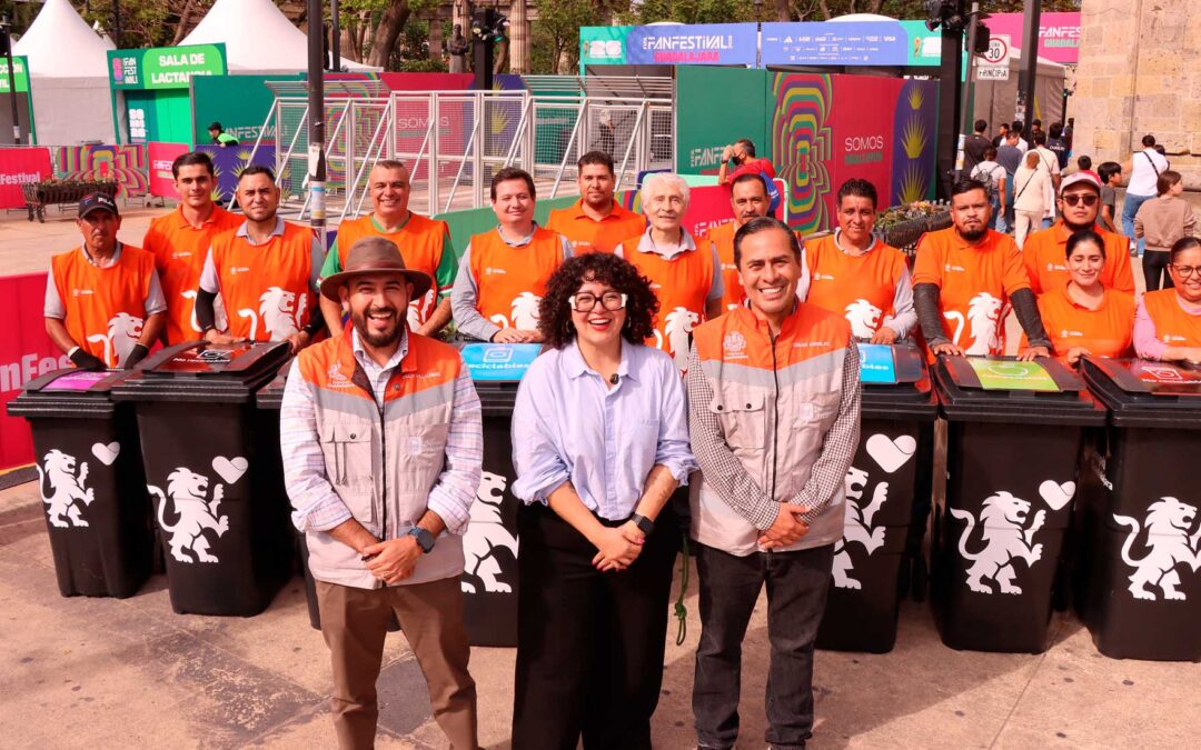 Instala Gobierno de Guadalajara 50 islas de separación de residuos en el Centro Histórico