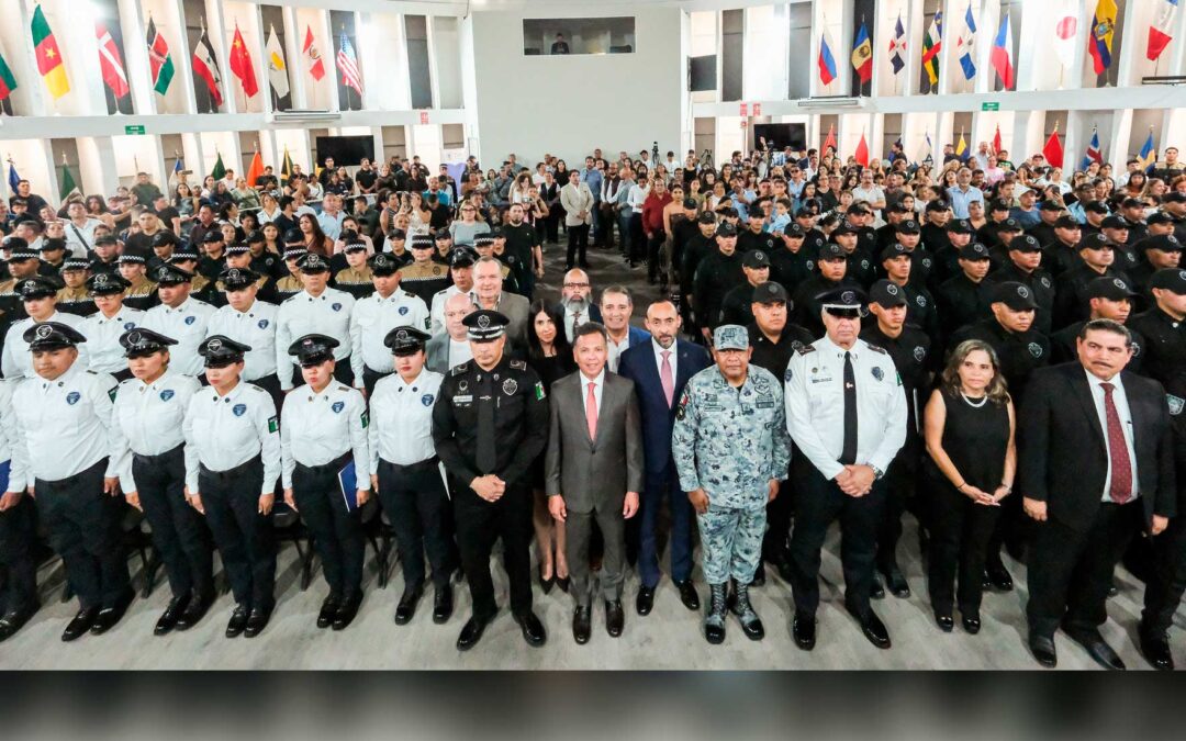 Rinden protesta 115 nuevos elementos de la Policía Estatal Preventiva, Policía Estatal de Caminos y Policía Vial