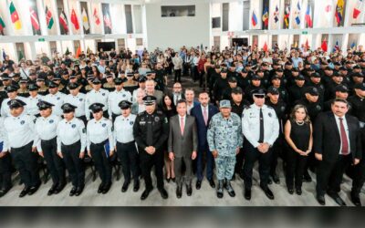 Rinden protesta 115 nuevos elementos de la Policía Estatal Preventiva, Policía Estatal de Caminos y Policía Vial