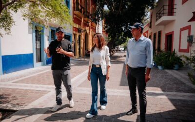 Vero Delgadillo entrega renovación de las Nueve Esquinas y Plaza de los Mariachis