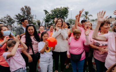 Entrega Vero Delgadillo obras de infraestructura deportiva, vial y educativa en Guadalajara
