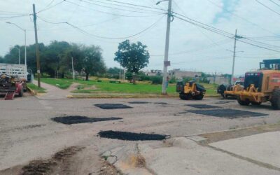 Tlajomulco intensifica atención emergente de bacheo durante el temporal