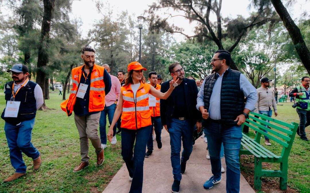 Anuncia Vero Delgadillo rehabilitación del Parque Fauna y Magisterio e inversión para banquetas en Bosques de la Victoria