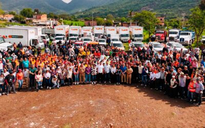 Con MacroBrigada de limpieza, Tlajo mantiene apoyo permanente a familias tras las lluvias del fin de semana