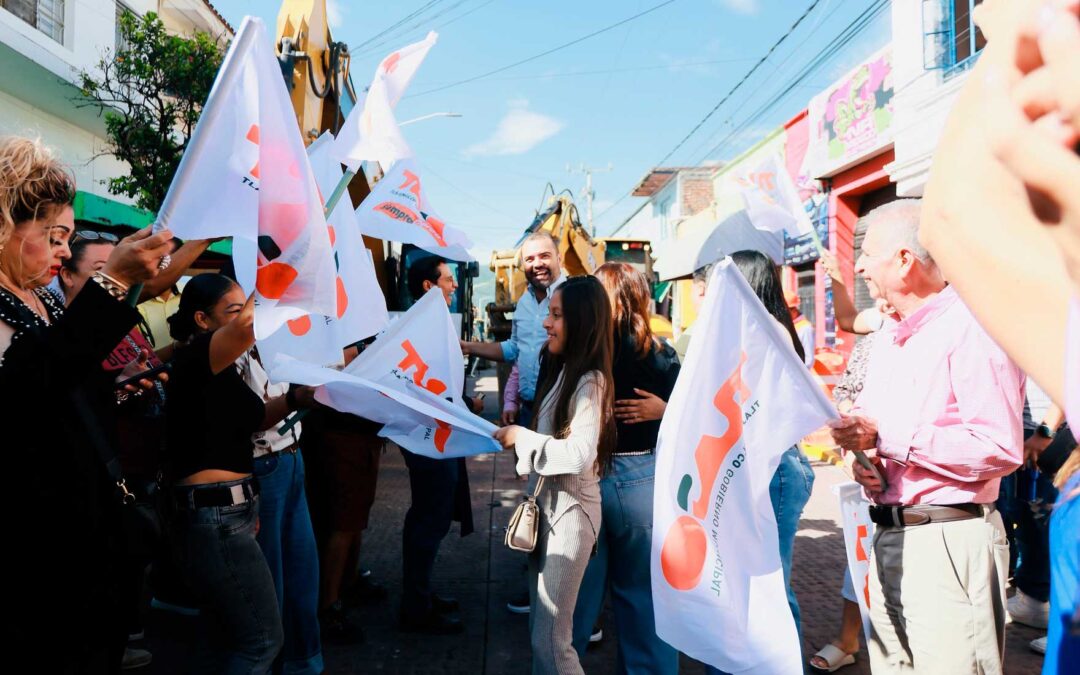Gerardo Quirino inicia la renovación integral de la calle Juárez Norte