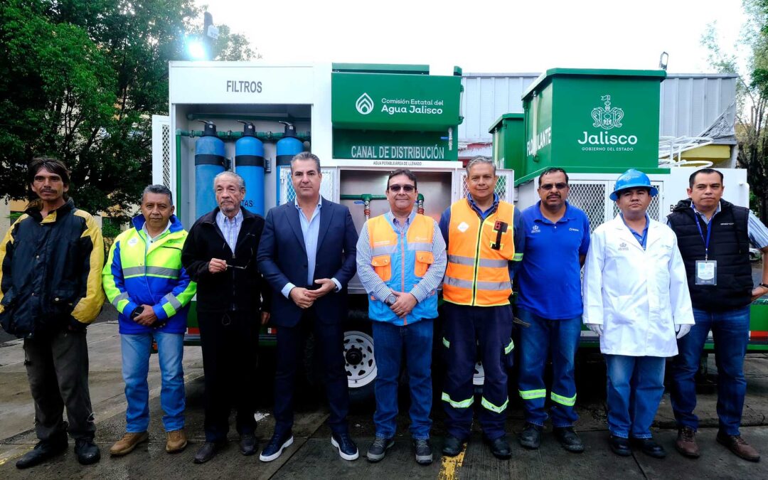 Inicia operaciones la primera planta potabilizadora móvil para fortalecer el suministro de agua potable en la ciudad