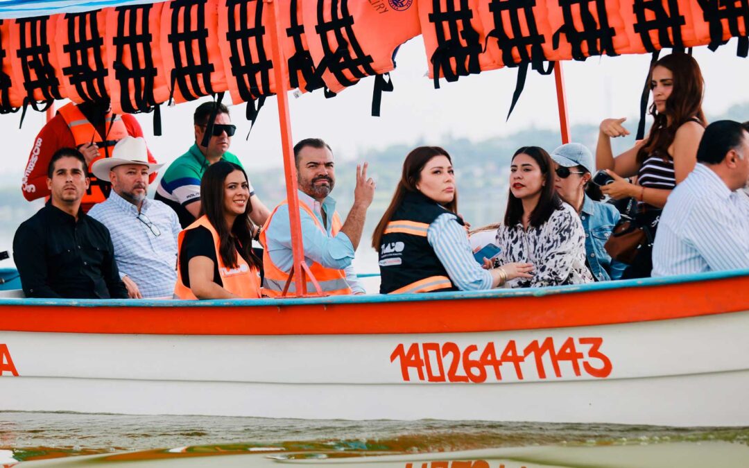 Gerardo Quirino encabeza Macro Brigada para preservar la Laguna de Cajititlán