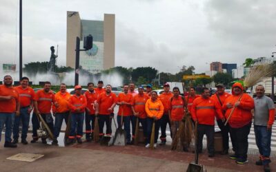 Recolecta Guadalajara 64 toneladas de residuos tras festejos por triunfo de México