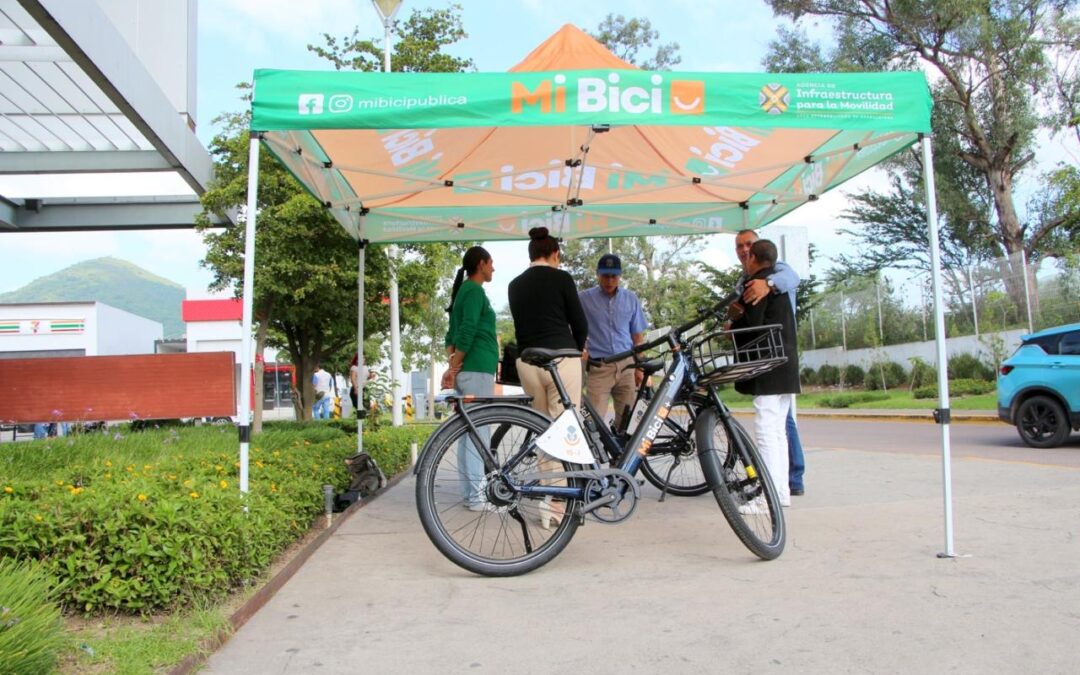 Tlajomulco impulsa la movilidad sustentable con prueba piloto de bicicletas eléctricas