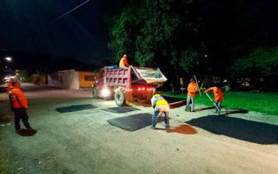 Avanza Tlajomulco en la rehabilitación de vialidades con más de mil toneladas de asfalto aplicadas