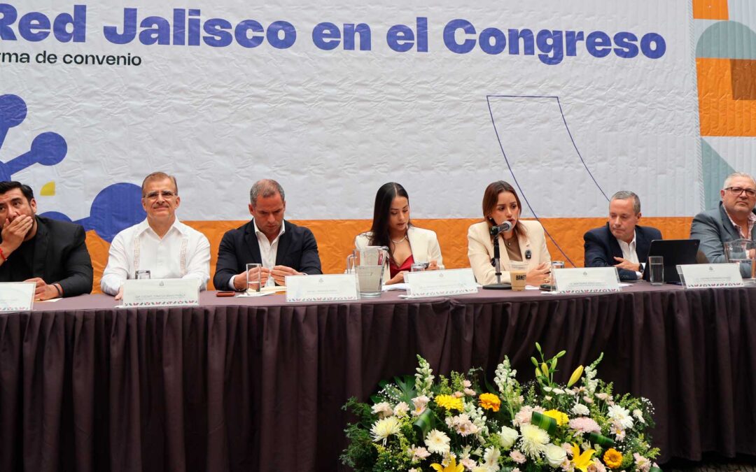 Fortalece RED Jalisco conectividad del Congreso del Estado mediante convenio de colaboración