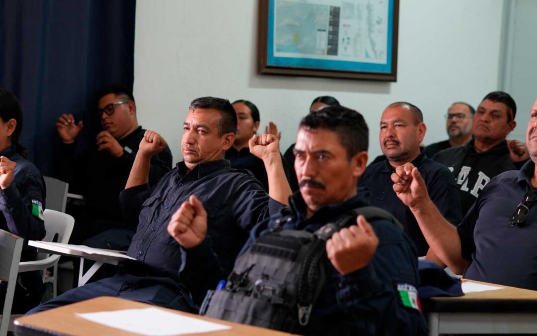 Fortalece Centro de Prevención Social del Estado capacidades de policías de Ocotlán