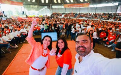 Tlajo refrenda su fuerza como cuna de Movimiento Ciudadano con más de 8 mil 500 personas