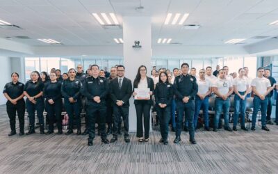 Capacitan a policías de Tlajo en perspectiva de género y control de detención