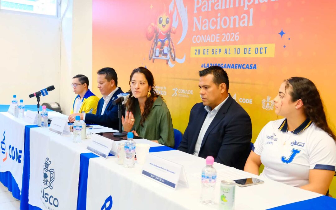 Jalisco se presenta como sede única de la Paralimpiada Nacional 2026