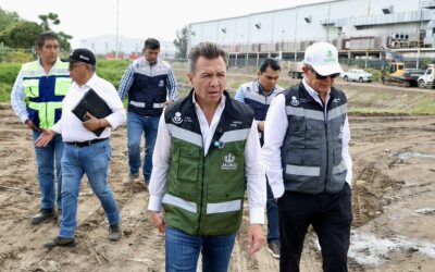 Lemus supervisa desazolve de la presa Las Pintas para mejorar el abastecimiento de agua en el AMG
