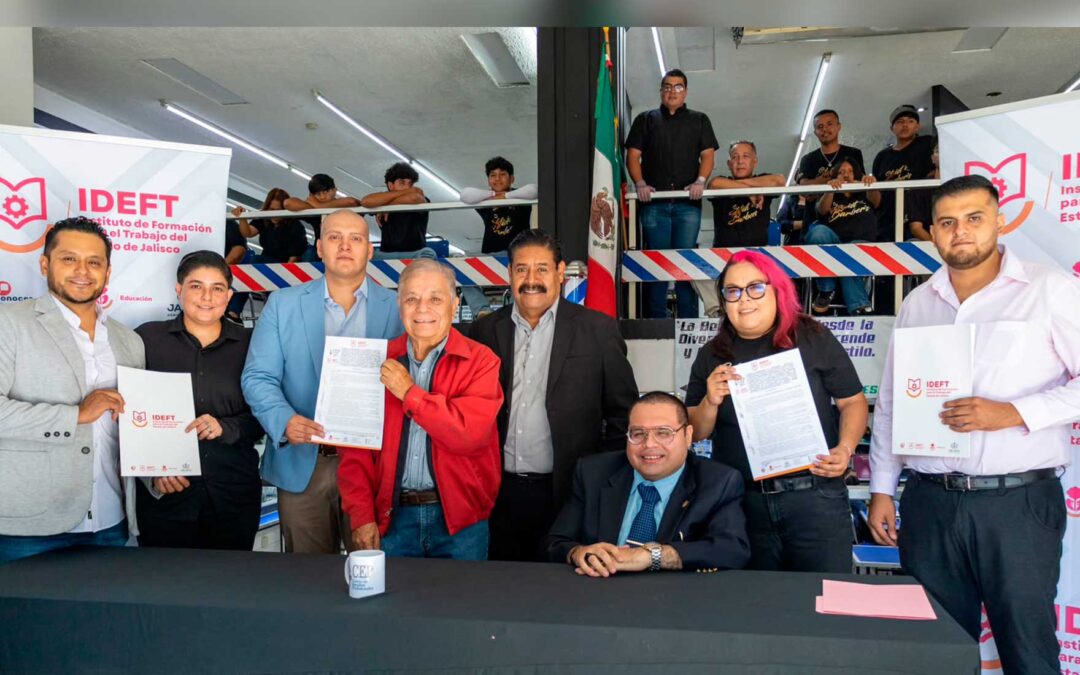 IDEFT amplía oportunidades de capacitación con nuevas alianzas en Jalisco