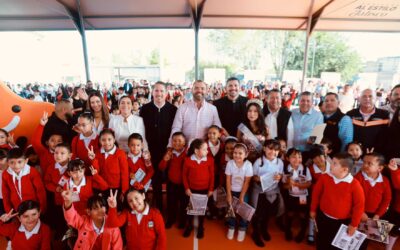 Tlajomulco y Jalisco con Estrella transforman escuela en La Alameda con más de 35 millones de pesos