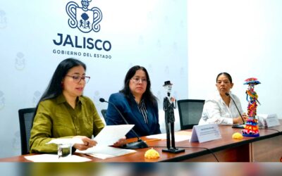 Celebra la Secretaría de Cultura de Jalisco el Día de Muertos con altares, teatro, música y una calaca monumental