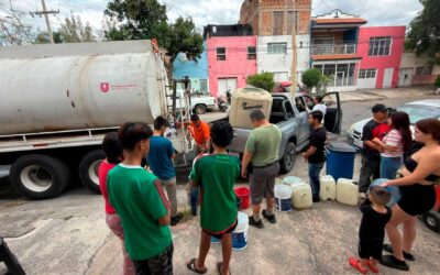 Mantiene Guadalajara apoyo con más de un millón de litros de agua entregados en colonias ante estrategia de rotación