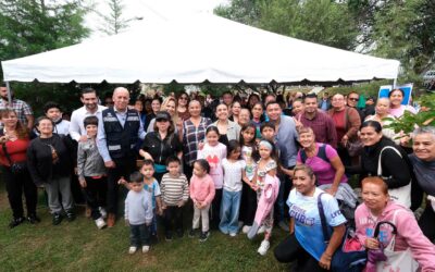 Entrega Comisión Estatal del Agua sistema de captación de lluvia en Tabachines, Zapopan